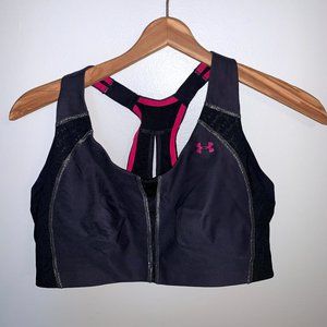 UNDER ARMOUR Sports Bra 38C Black Pink
